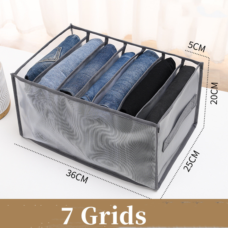 Mrežasto donje rublje Kutija za pohranu Čarape Grudnjak Organizatori smočnice Kućna ladica Pregrada Spremnik Organizator odjeće 3/5/7/9/12 Rešetke