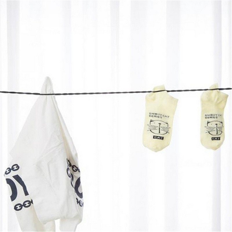 2,5M reisimiseks libisemiskindlad riidenöörid väljas reisimiseks telkimine kaasaskantav riiete kuivatamine riidepuu nagi nöör imemiskork elastne köis