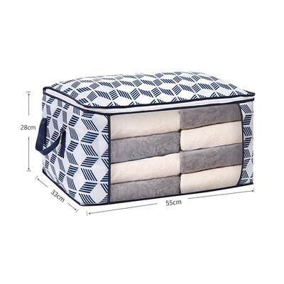 Organizator sklopive kutije za pohranjivanje od netkanog materijala Prijenosni organizator za odjeću Uredan kovčeg Kutija za pohranjivanje Kućna kutija za pohranjivanje Torba za spremnik za pohranjivanje popluna