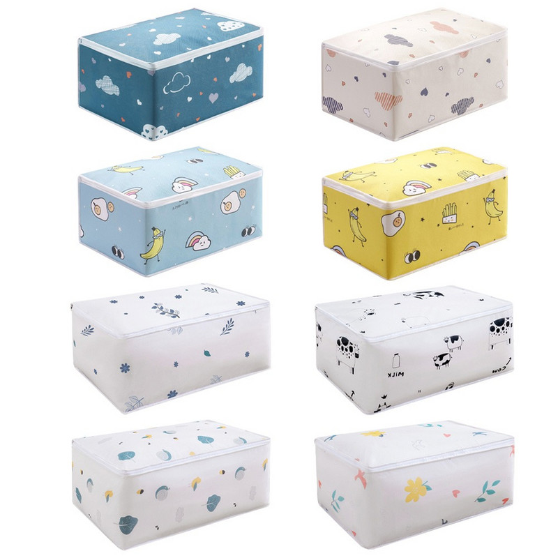 Organizator sklopive kutije za pohranjivanje od netkanog materijala Prijenosni organizator za odjeću Uredan kovčeg Kutija za pohranjivanje Kućna kutija za pohranjivanje Torba za spremnik za pohranjivanje popluna