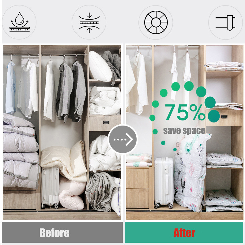 Vreća za vakuumsku kompresiju velikog kapaciteta PA+PE Vreća za završnu obradu odjeće od alpake Višenamjenski organizator za brtvljenje Uštedite prostor