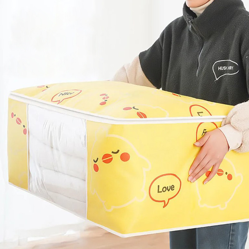 Trükitud tekk riided Hoiukott Kokkupandav tekk Tekk Sorteerimiskotid Tolmukindel kapp Voodialune Hoiu Niiskuskindel korraldaja