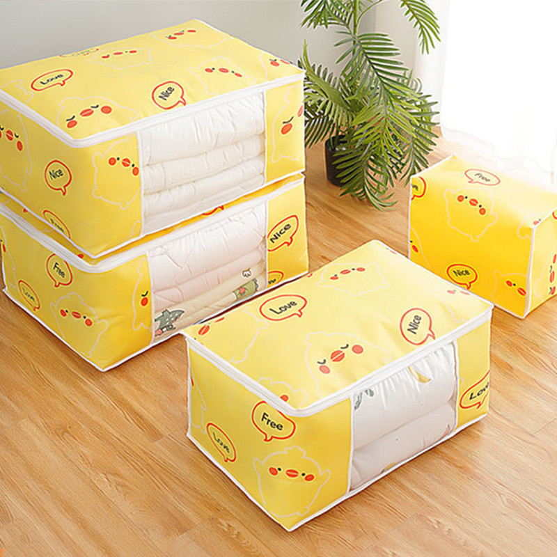 Trükitud tekk riided Hoiukott Kokkupandav tekk Tekk Sorteerimiskotid Tolmukindel kapp Voodialune Hoiu Niiskuskindel korraldaja