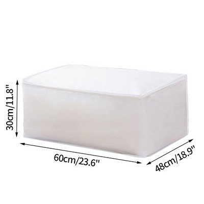 Pokrivač Poplun Odjeća Ormar Kutija Torbe Kućna Sklopiva Torbica za pohranu otporna na vlagu Perivi patentni zatvarač Organizator za kućanske ormariće