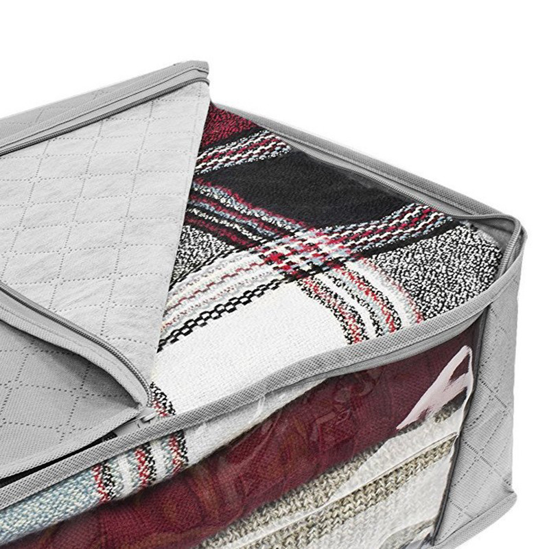 Kućni netkani ormar velikog kapaciteta Vreća za pohranu odjeće Sklopivi poplun Kutija za pohranu otporna na prašinu Sklopivi pokrivač Jastuk Organizator