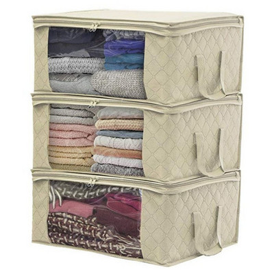 Sklopivi netkani ormar velikog kapaciteta Kutija za pohranu odjeće Sklopivi poplun Torba za pohranu otporna na prašinu Kućna deka Organizator jastuka