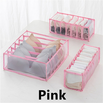 Kutija za pohranu donjeg rublja Mrežaste čarape za kućanstvo Vreća za pohranu Tip ladice Trodijelni grudnjak Završna kutija za pohranu Organizator za pohranu