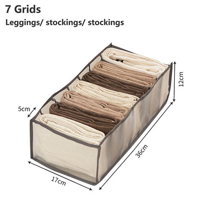 Apģērbu zeķu glabāšanas organizators Kastīte Salokāms Skapja Atvilktņu Organizatori Skapis Drēbju Skapis Organizators Apakšveļai Krūšturis Džins
