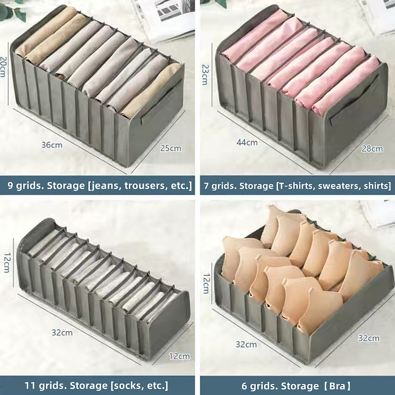 Organizator za odjeću Ladice Hlače Majica Grudnjak Čarape Skladištenje Kutija za donje rublje Ormarić Sklopivi ormar Spavaća soba Sustav garderobe