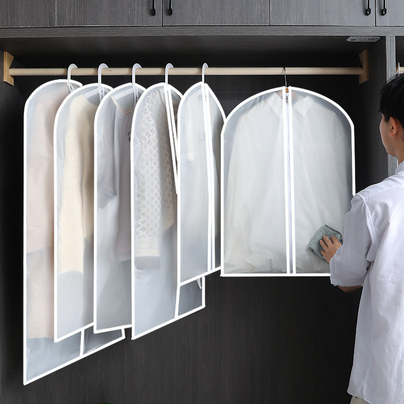 PEVA Odjeća Navlaka za prašinu Odjeća Odijelo Kaput Jakna Zaštita otporna na prašinu Kućni ormar Viseća torba za pohranu Periva vruća
