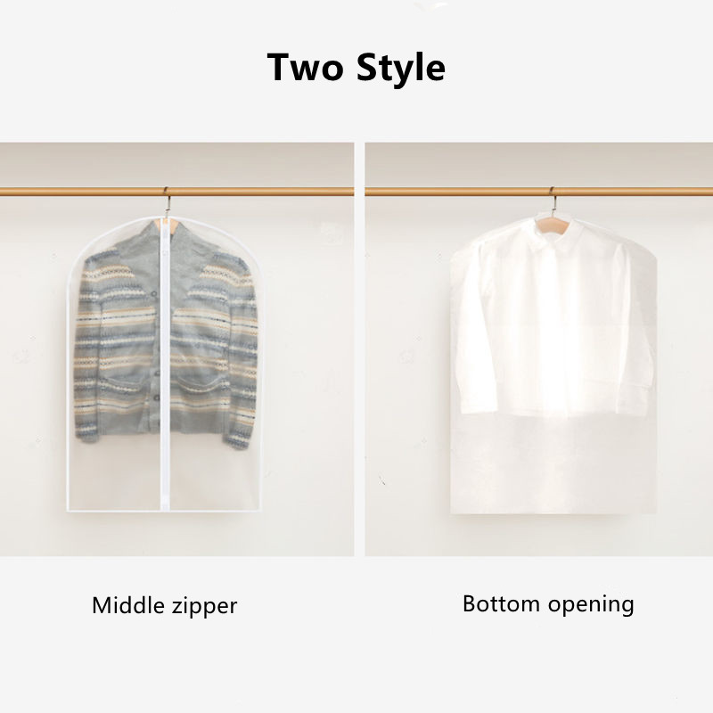 PEVA Odjeća Navlaka za prašinu Odjeća Odijelo Kaput Jakna Zaštita otporna na prašinu Kućni ormar Viseća torba za pohranu Periva vruća