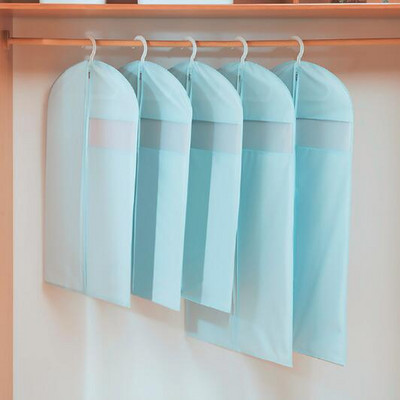 1gab apģērbu putekļu aizsargs PVEA futrālis mājsaimniecības piekarināmam mēteļa tērpam, aizsargā glabāšanas soma Garderobes organizators