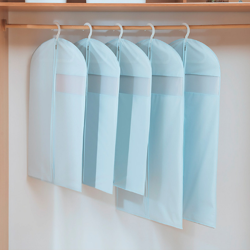 1gab apģērbu putekļu aizsargs PVEA futrālis mājsaimniecības piekarināmam mēteļa tērpam, aizsargā glabāšanas soma Garderobes organizators