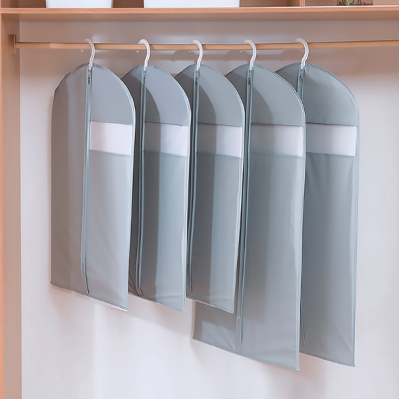 1gab apģērbu putekļu aizsargs PVEA futrālis mājsaimniecības piekarināmam mēteļa tērpam, aizsargā glabāšanas soma Garderobes organizators