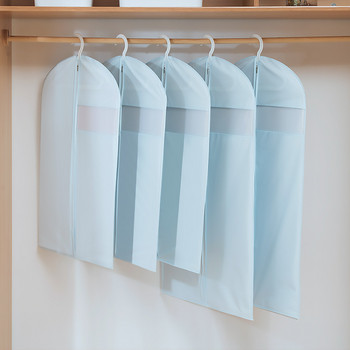 Прозрачен EVA капак за прах Чанти за закачване на дрехи Домашен костюм Палто Прахозащитно покритие Органайзер за съхранение на гардероб 1 бр./лот