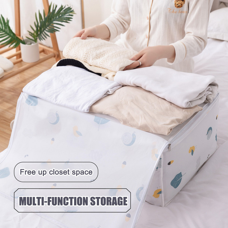 Sklopiva torba za pohranu Pokrivač za odjeću Poplun Džemper Ormar Organizator Kutija Otporan na prašinu Vreća za pohranu odjeće Ormarić Organizator za odjeću