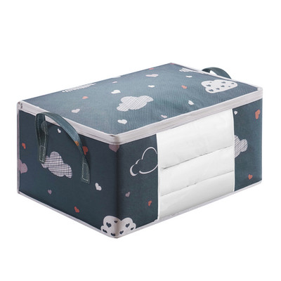 Юрган Чанта за съхранение на дрехи Голяма кутия за съхранение Запазете чаршаф Пуловер за завивки Органайзер за дрехи Гардероб Органайзер за съхранение на дрехи за юрган