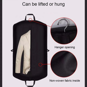 Τσάντα φόρμας για ταξίδι και αποθήκευση με φερμουάρ και λαβές μεταφοράς Κοστούμια σμόκιν Φορέματα Παλτό Προστατεύουν κάλυμμα από τη σκόνη