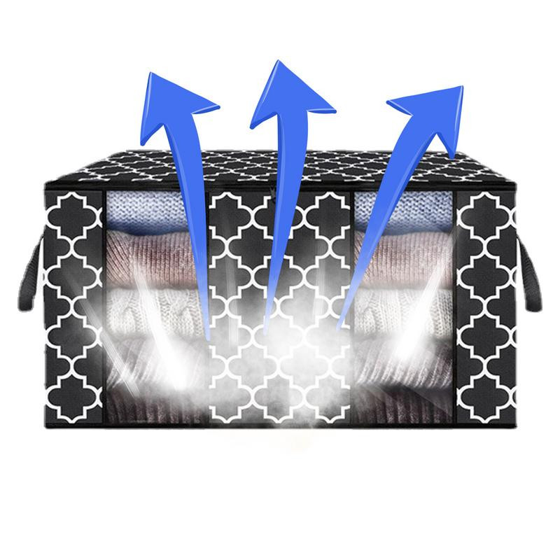 Rõivaste organiseerija Visuaalne kokkupandav lohukott hoiukott Koduriiete hoiukarp Tolmukindel tekk hoiukapp Korraldage