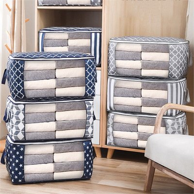 Quilt Storage Bag Large Clothes Blanket Closet Sweater Organizer Box Sorting Pouches Cabinet Container Travel Home Supplies