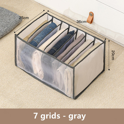 Džinsu nodalījums Uzglabāšanas kaste Skapis Organizators Atvilktņu sadalītājs Uzglabāšanas organizators Saliekams T-krekls Zeķu Joga Bikses Organizatori