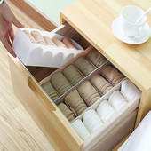 5Grids Kućansko stolno donje rublje Čarape Kutija za pohranu Ormar koji se može složiti Plastična ladica Vrsta grudnjaka Držači za gaće Organizator za kravate