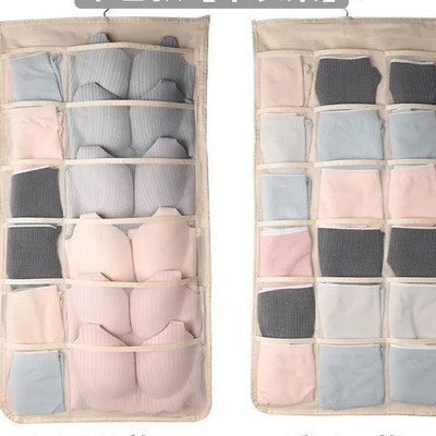 12/16/18 Džepovi Čarape Grudnjak Donje rublje Viseći organizator Uredan stalak Vješalica Skladištenje Torba za vrata za kupaonicu Dnevni boravak Kućne sitnice