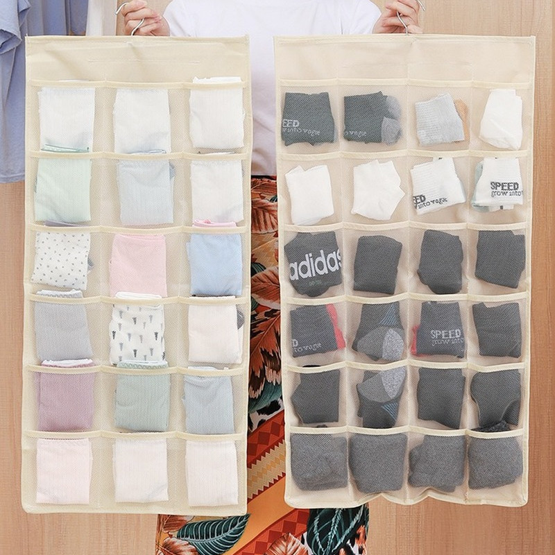 12/16/18 Džepovi Čarape Grudnjak Donje rublje Viseći organizator Uredan stalak Vješalica Skladištenje Torba za vrata za kupaonicu Dnevni boravak Kućne sitnice