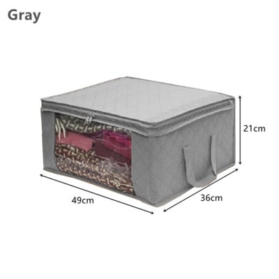 Netkani sklopivi prijenosni poplun Vreća za pohranu odjeće Ormar Organizator Kućni ormarić otporan na prašinu Grudnjak Čarape Kutija za završnu obradu odjeće