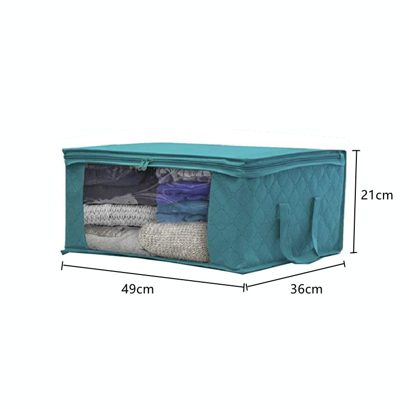 Netkani sklopivi prijenosni poplun Vreća za pohranu odjeće Ormar Organizator Kućni ormarić otporan na prašinu Grudnjak Čarape Kutija za završnu obradu odjeće