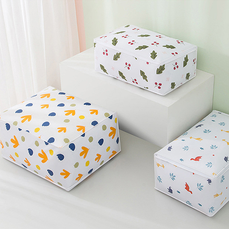 Poplun Vreća za pohranu odjeće s printom Sklopivi poplun Vreće za razvrstavanje Ormar otporan na prašinu Za pohranu ispod kreveta Organizator otporan na vlagu