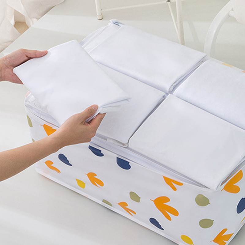 Poplun Vreća za pohranu odjeće s printom Sklopivi poplun Vreće za razvrstavanje Ormar otporan na prašinu Za pohranu ispod kreveta Organizator otporan na vlagu