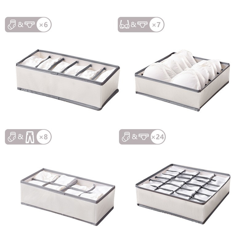 Apakšveļas Organizators Salokāms Mājas skapis Dalītājs Glabāšanas Kaste Skapis Organizators Atvilktne Zeķes Šorti Krūšturis Uzglabāšanas kastes 88