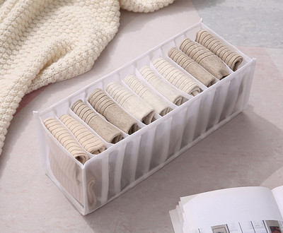 Čarape za grudnjak Organizator za donje rublje, Kutija za odlaganje donjeg rublja u ormaru, Sklopivi organizator za ladice, Mrežasti organizator za čarape za donje rublje