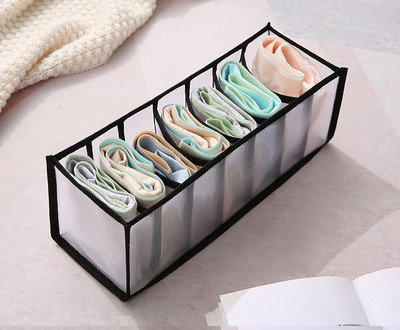 Čarape za grudnjak Organizator za donje rublje, Kutija za odlaganje donjeg rublja u ormaru, Sklopivi organizator za ladice, Mrežasti organizator za čarape za donje rublje