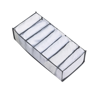Кутия за съхранение на дънки Гардероб Органайзер Чекмедже Разделител Кутии Органайзер за бикини Сгъваеми органайзери за бельо Съхранение за Кутия за дрехи