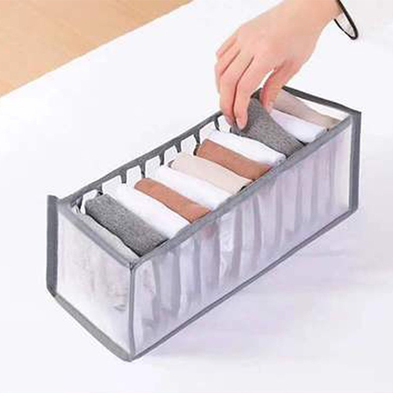 Кутия за съхранение на дънки Гардероб Органайзер Чекмедже Разделител Кутии Органайзер за бикини Сгъваеми органайзери за бельо Съхранение за Кутия за дрехи