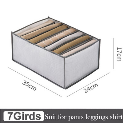Tkanina Spavaća soba Ormar Organizator Hlače Majica Ladice za bebe Organizator Kutije Spas Odjeća Separator Ormar Organizacija pohrane