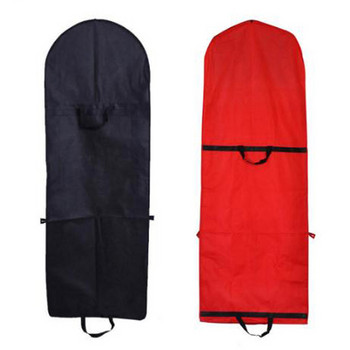 Μεγάλο για νυφικό Κάλυμμα για τη σκόνη Φόρεμα με φερμουάρ Αδιάβροχο κάλυμμα τσάντα αποθήκευσης Πτυσσόμενη θήκη για ρούχα ενδυμάτων