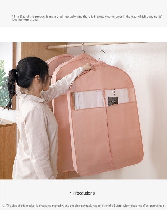 Neaustu apģērbu putekļu pārsegi garo uzvalku soma apģērba kleitas tērpa mēteļa aizsargs putekļu aizsargapģērbu organizators garderobes glabāšanas soma