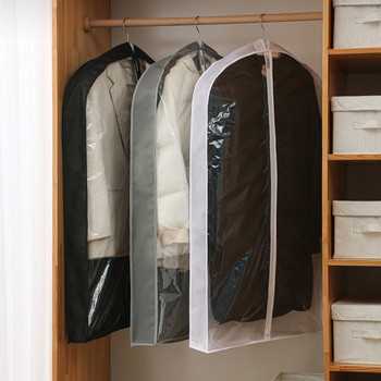 Κρεμαστά Ρούχα Καλύμματα για τη σκόνη Παλτό Κοστούμι Τσάντα Αποθήκευσης Σπίτι Αδιάβροχη Τσάντα Ρούχων Ντουλάπα Ρούχα Dustcover Ντουλάπα Organizer