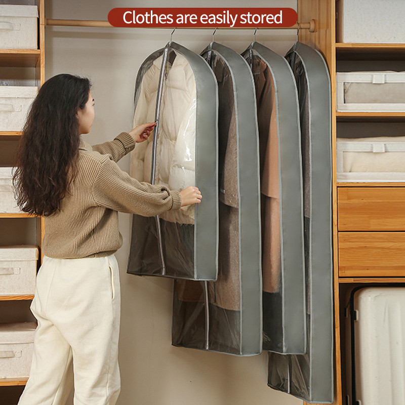 Viseća odjeća Navlake za prašinu Kaput Vreća za pohranu odijela Kućna torba za odjeću otporna na prašinu Ormar Odjeća Poklopac za prašinu Organizator ormara