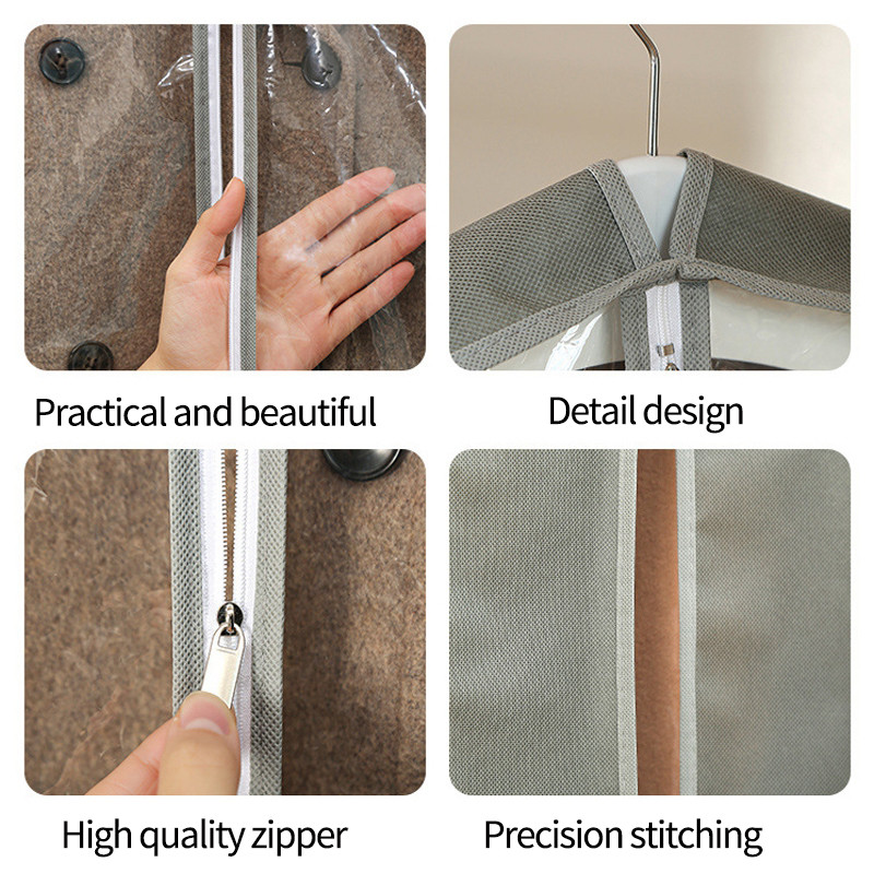 Viseća odjeća Navlake za prašinu Kaput Vreća za pohranu odijela Kućna torba za odjeću otporna na prašinu Ormar Odjeća Poklopac za prašinu Organizator ormara