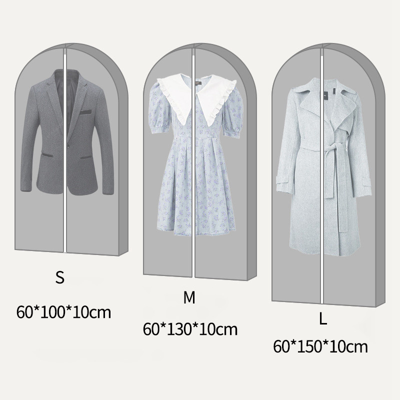Viseća odjeća Navlake za prašinu Kaput Vreća za pohranu odijela Kućna torba za odjeću otporna na prašinu Ormar Odjeća Poklopac za prašinu Organizator ormara