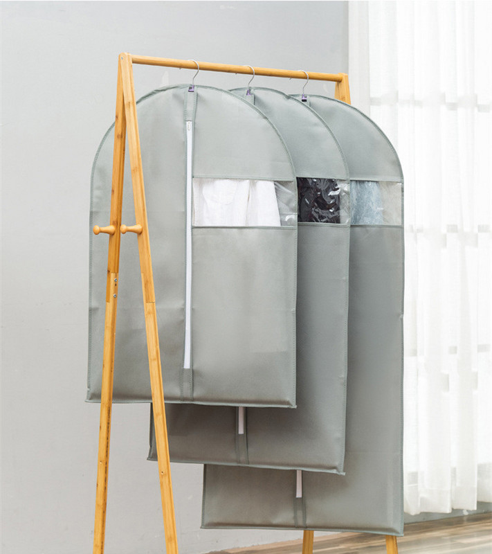 Vodootporne navlake za odjeću Prozirna torba za odijelo Vreće za odjeću otporne na moljac Prozračne s patentnim zatvaračem Vreće za pohranu odjeće za odijela
