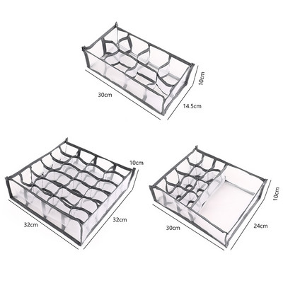 Salokāma apakšveļas glabāšanas kaste Zeķes Skapis Organizators Atvilktņu sadalītājs Mājsaimniecības apģērbu Organizators Glabāšanas rīks