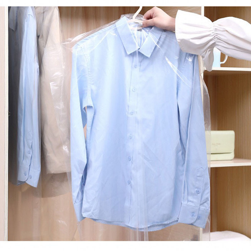 60x90cm 10 kom jednokratna plastična prozirna vrećica za zaštitu od prašine za kemijsku čistionicu Garderoba Garderoba Viseća vrećica za pohranu odjeće