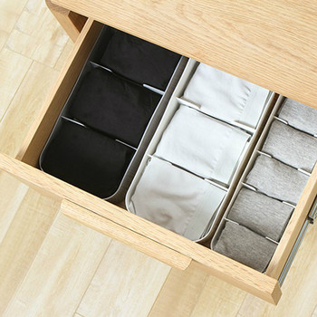 Кошница за съхранение гардероб чанта за съхранение дамски мъжки чорапи кутия за съхранение бельо пластмасов контейнер козметика кутия за довършване на работния плот