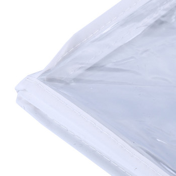 Διαφανές διχτυωτό νήμα νυφικό κάλυμμα σκόνης με φερμουάρ Νυφικό φόρεμα αποθήκευσης Τσάντα ρούχων Θήκη ενδυμάτων Ρούχα κάλυμμα ανθεκτικό στη σκόνη