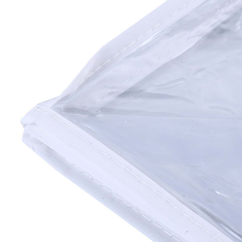 Caurspīdīgs sieta dzijas kāzu kleitu putekļu pārklājs ar rāvējslēdzēju Līgavas kleitas uzglabāšanas soma Apģērba apģērbi Korpusa apģērbi Putekļu necaurlaidīgs vāks